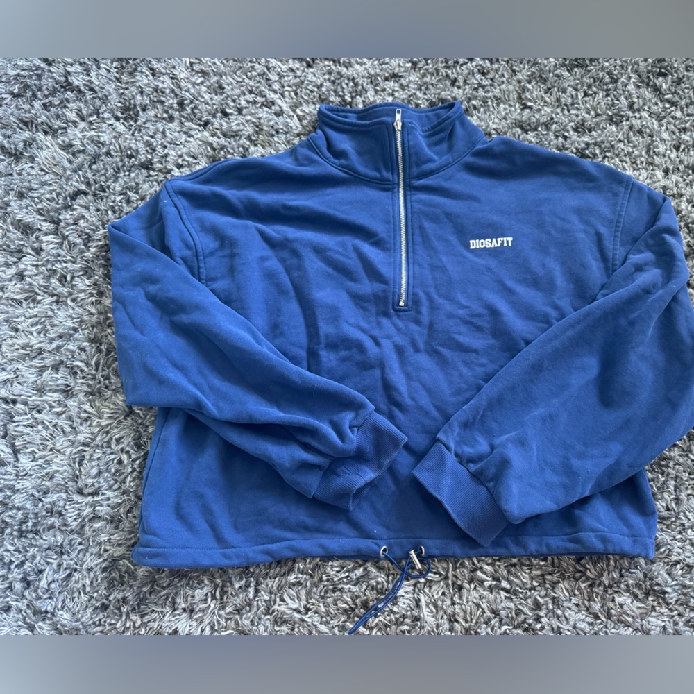 Diosafit Blue Zip-Up Hoodie